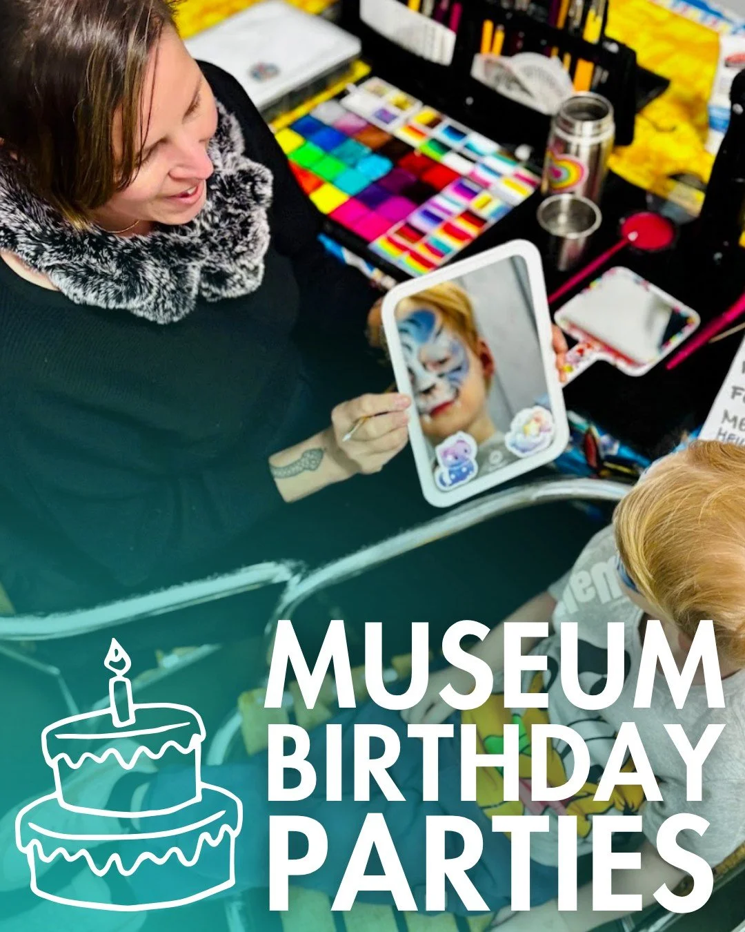 The Museum offers a variety of birthday party options to suit your child&rsquo;s age and special interests! Play Party Package includes 2 hours of playtime, a private birthday room, and unlimited time in the Museum on the day of the party for up to 2