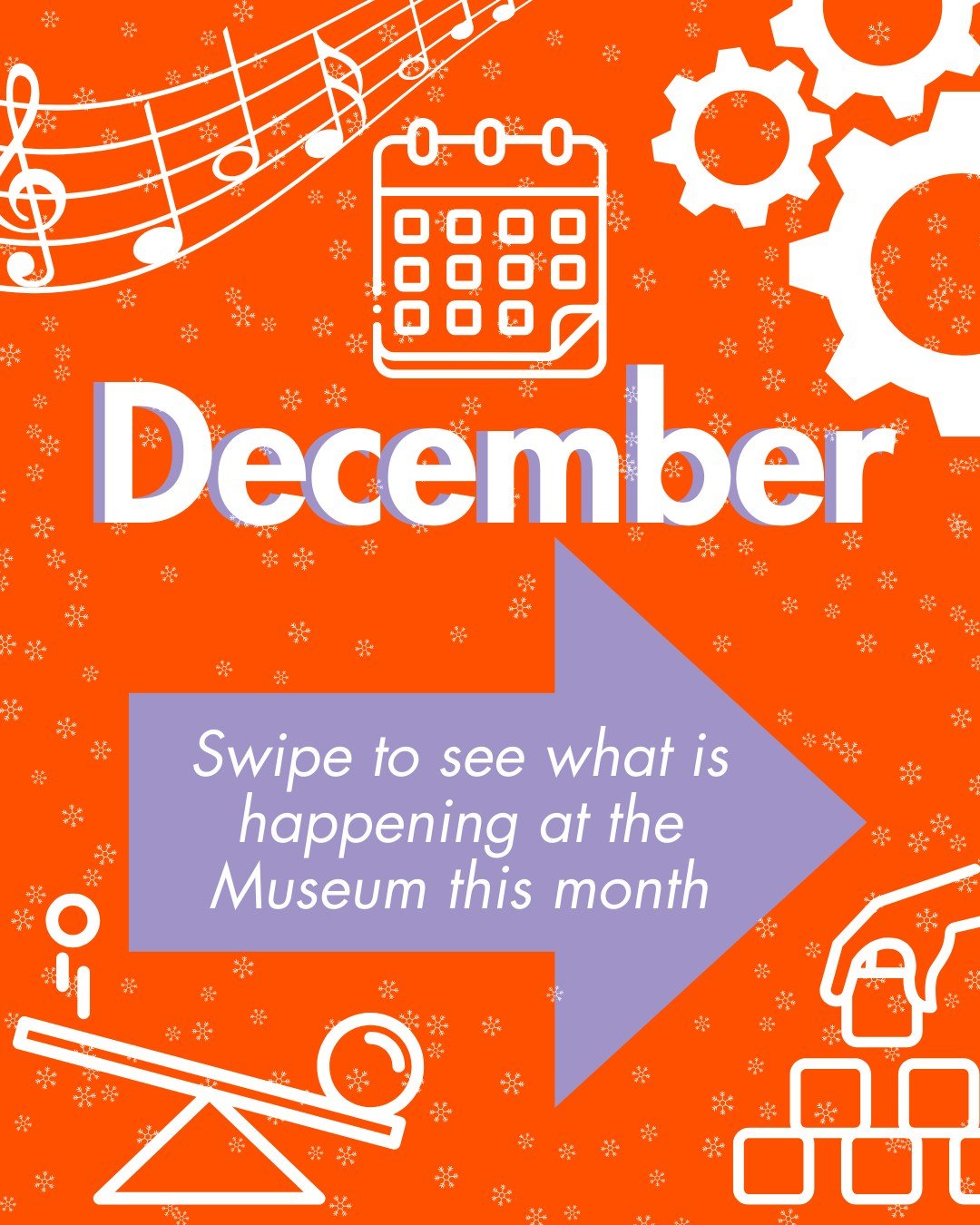 December ❄ is over flowing with activities and events.  We are thrilled to share the first few weeks of exciting events and activities with you, but stay tuned for more! Keep an eye on our feed, check out our calendar (link in bio), or sign up for ou