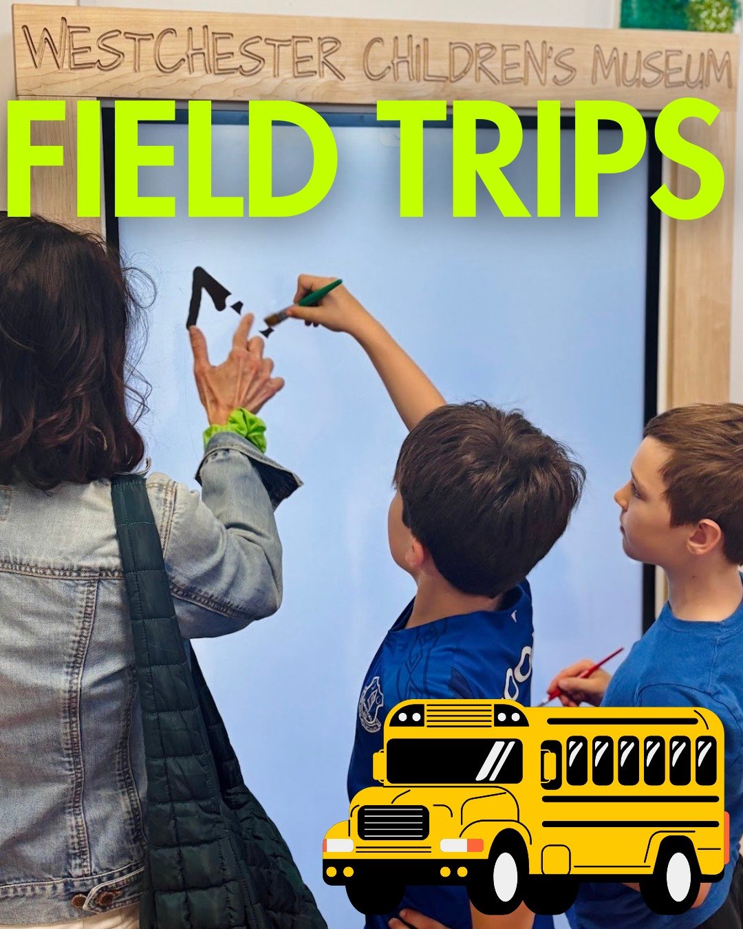 Book your field trips for the new year! 

⭐At Westchester Children's Museum, we believe children learn best when having fun, actively exploring their environments, and engaging in playful interactions with others. 

🚌Our field trip program offers ha