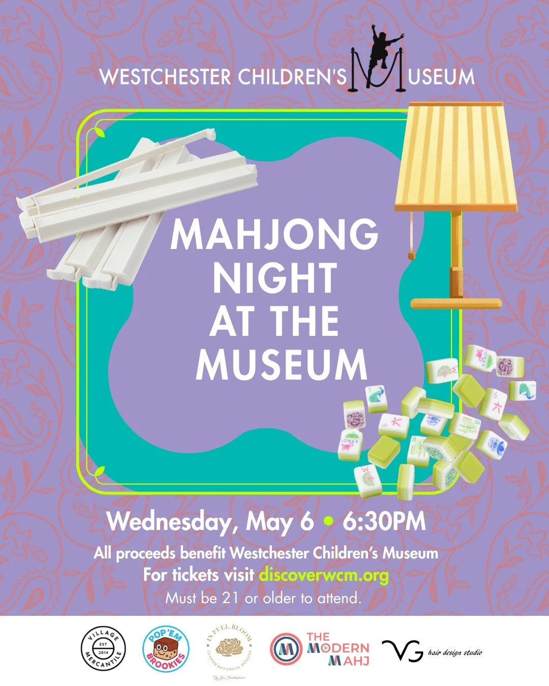 It&rsquo;s your move 🀄️✨ Join us for Mahjong Night at the Museum &mdash; a festive adults-only evening of tiles, cocktails, and community, all in support of the Westchester Children&rsquo;s Museum as we celebrate our 10th Anniversary Year.

📅 Wedne