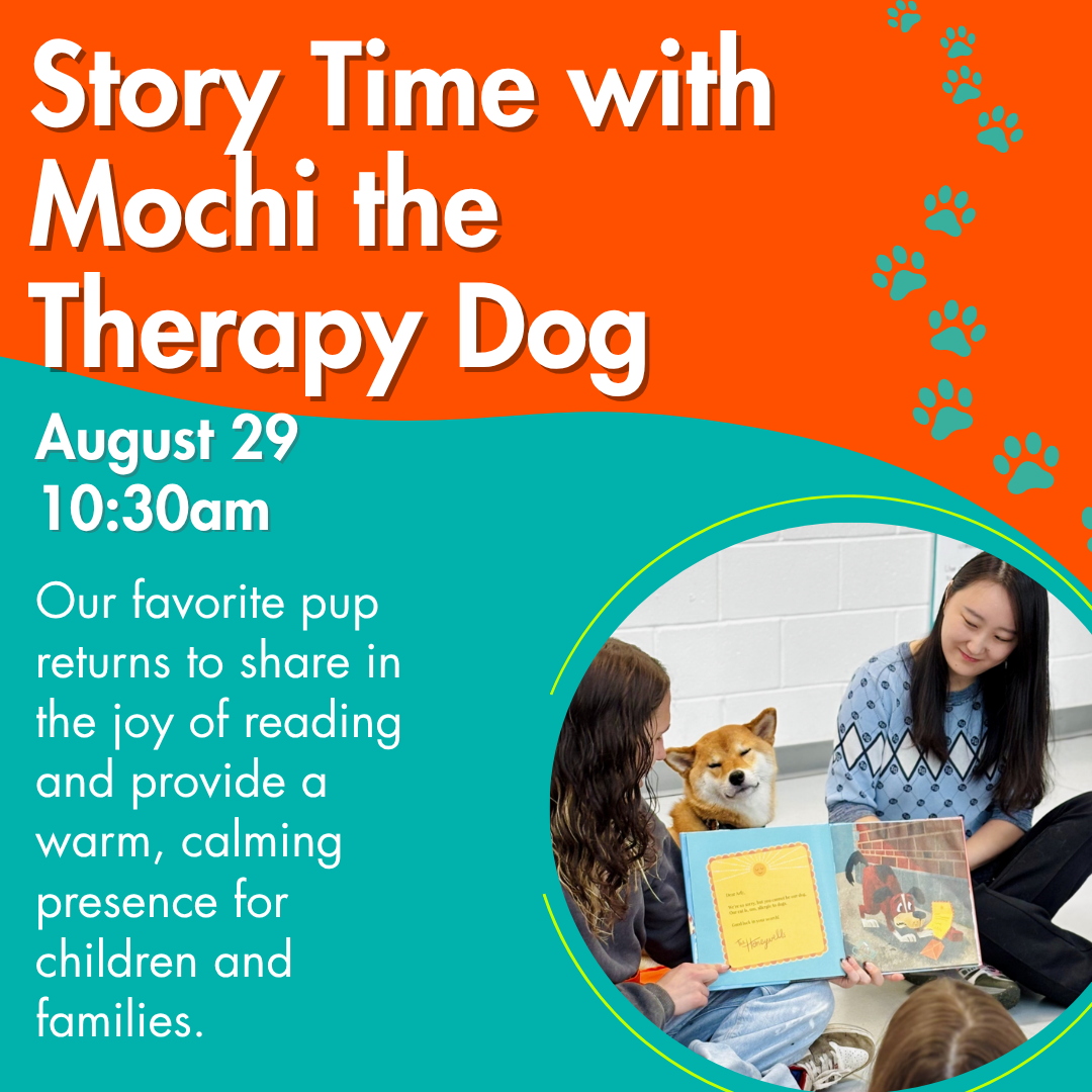 Story Time with Mochi the Therapy Dog