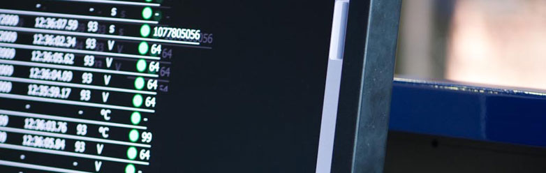 Swisscube Ground Station, EPFL Space Center waiting for beacon signal.