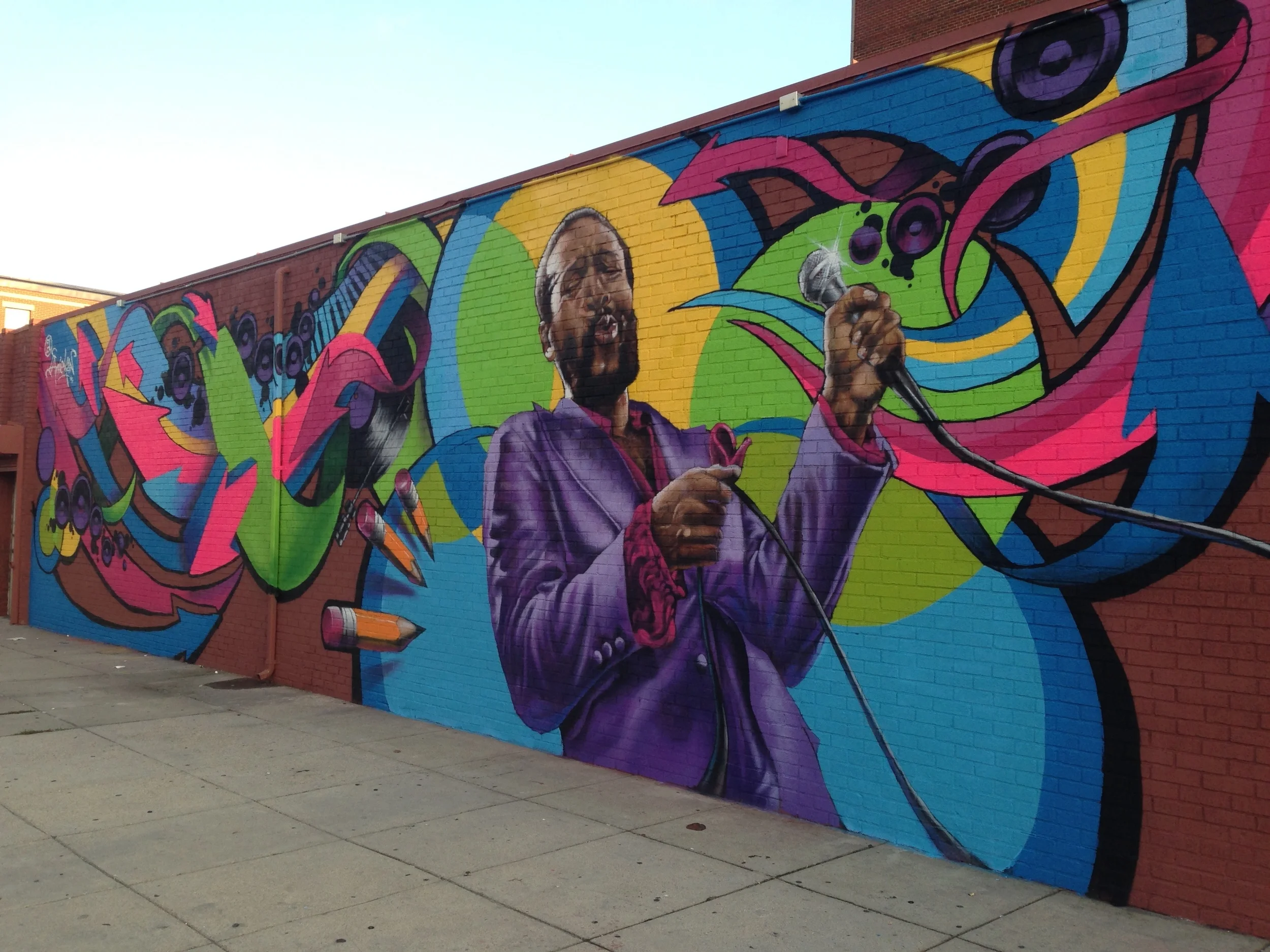 New Marvin Gaye Mural in DC's Shaw Neighborhood
