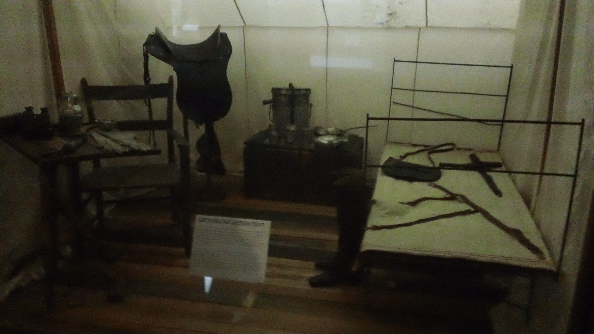  The camp equipment of Robert E. Lee. &nbsp;Double whoa.&nbsp; 