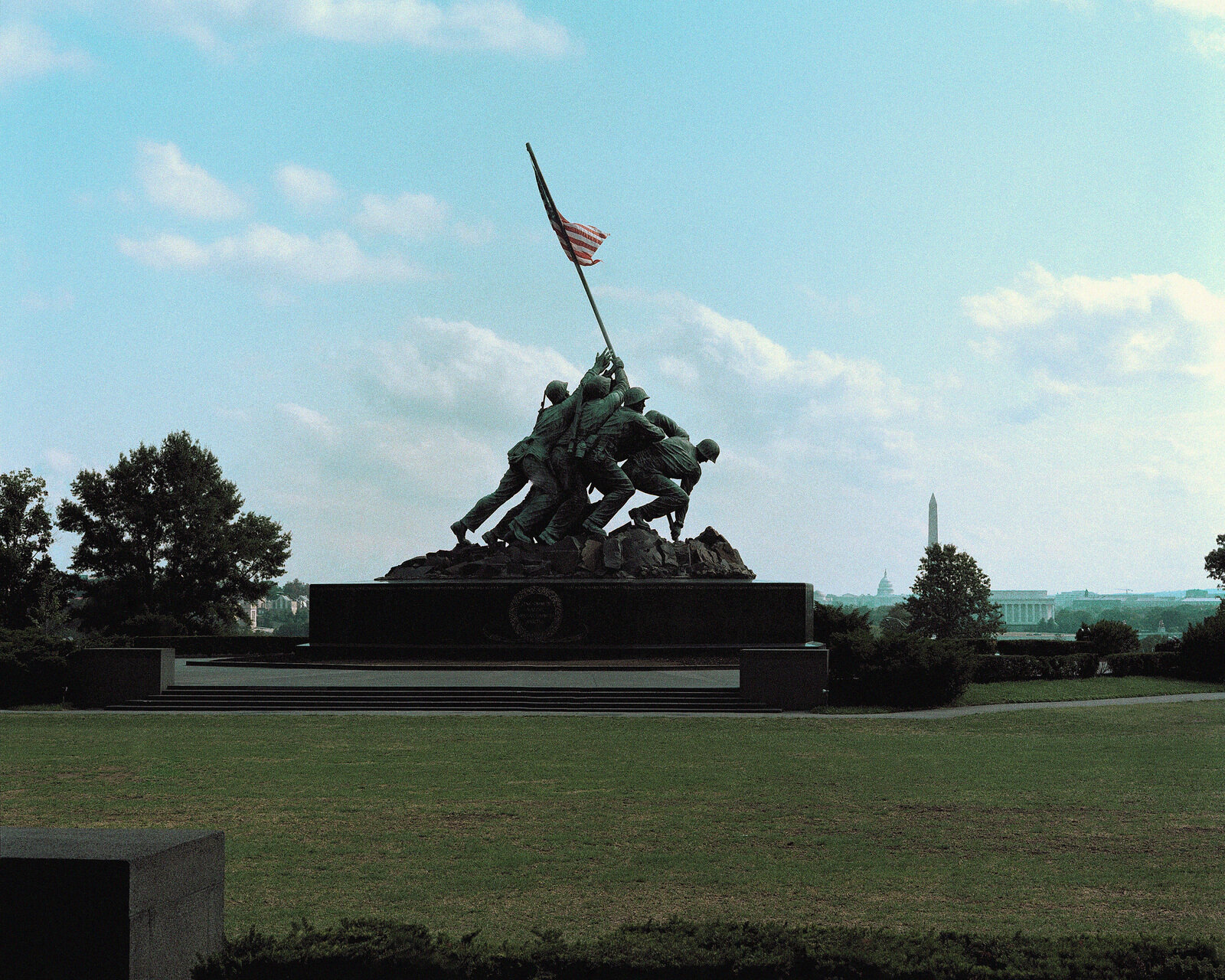 United States Marine Corps War Memorial Map