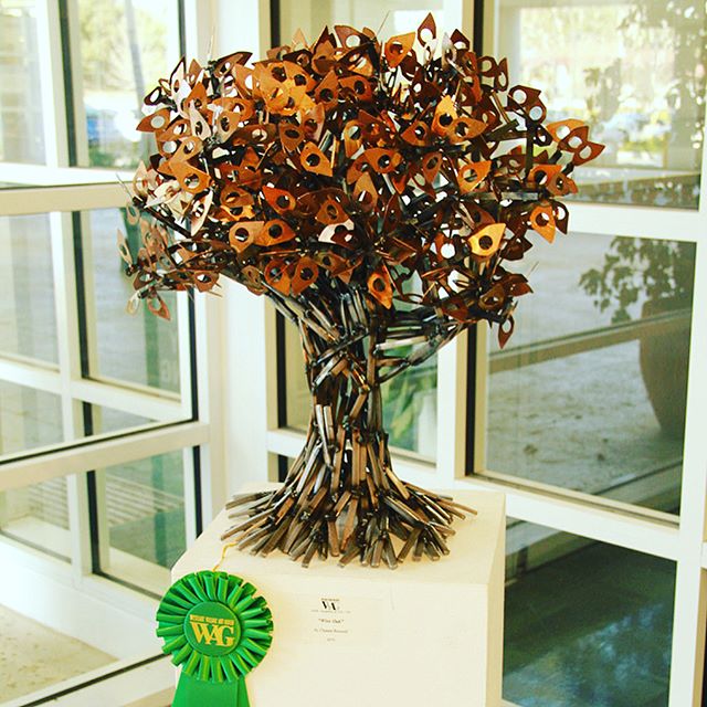 Three pieces from the Westlake Village Open Juried show last month. I was excited that all three of my entries were accepted into the gallery this year. This is my 5th year in a row winning an award for the category of sculpture 👍🏻. The titles of t