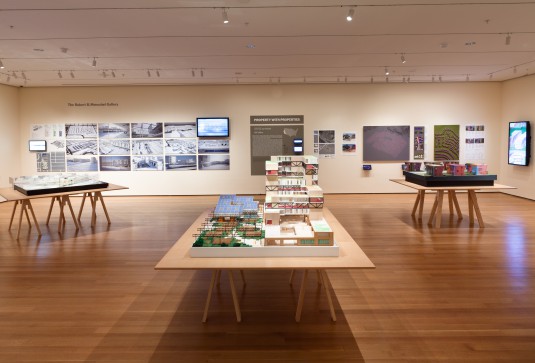 Installation view of Foreclosed: Rehousing the American Dream at The Museum of Modern Art, 2012. Photo © Jason Mandella.