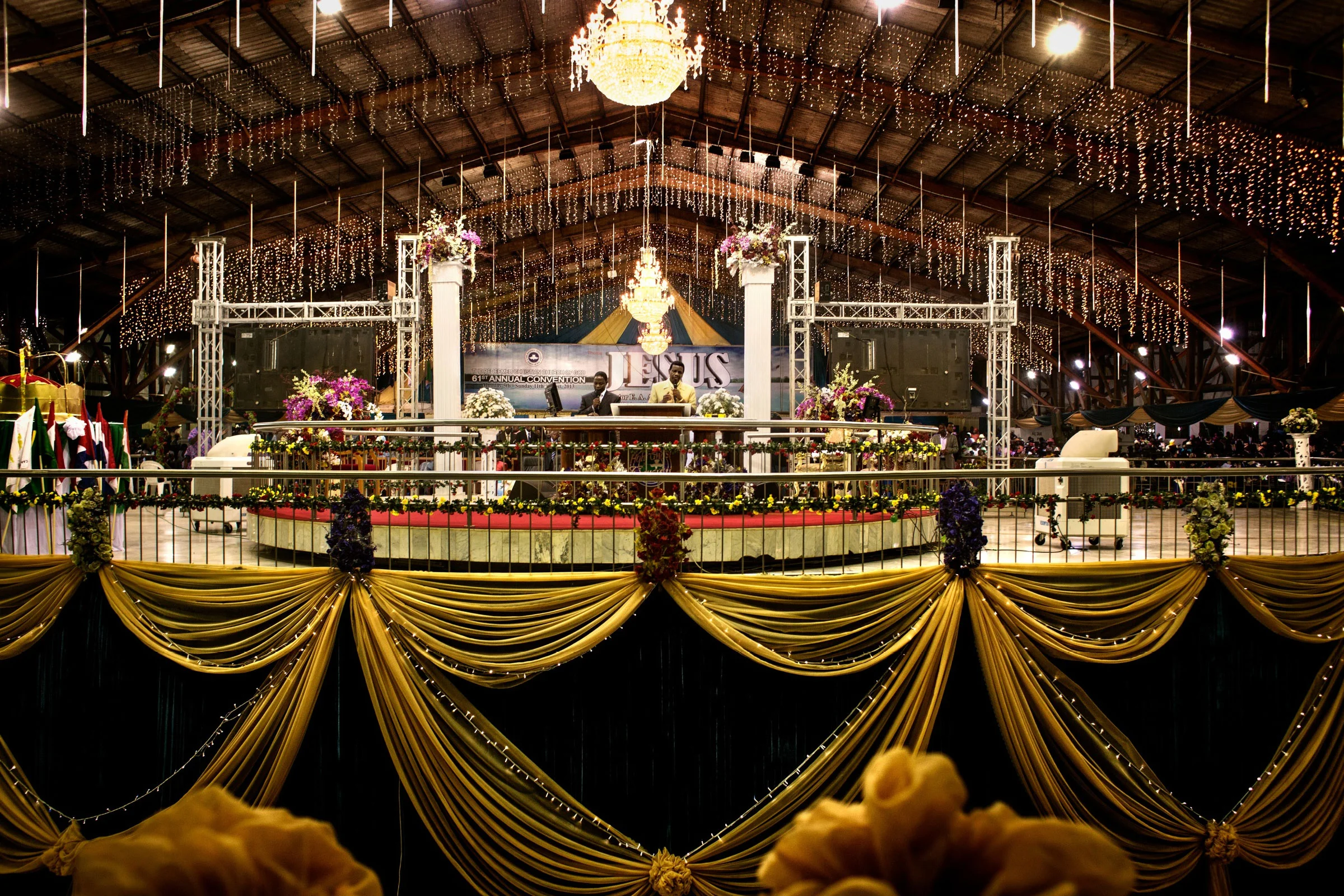 The Redeemed Christian Church of God annual convention campground near Mowe, on the outskirts of Lagos. Photo: Robin Hammond.