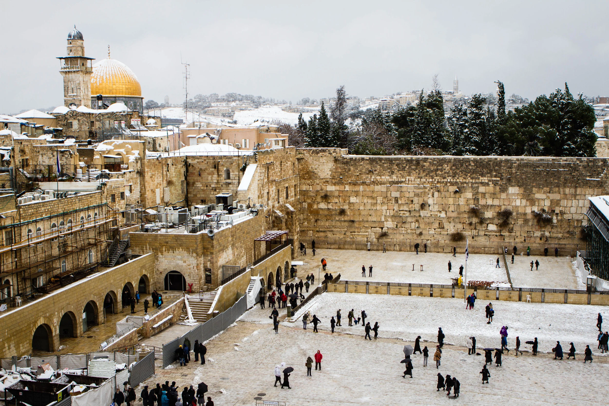 Snowy Jerusalem