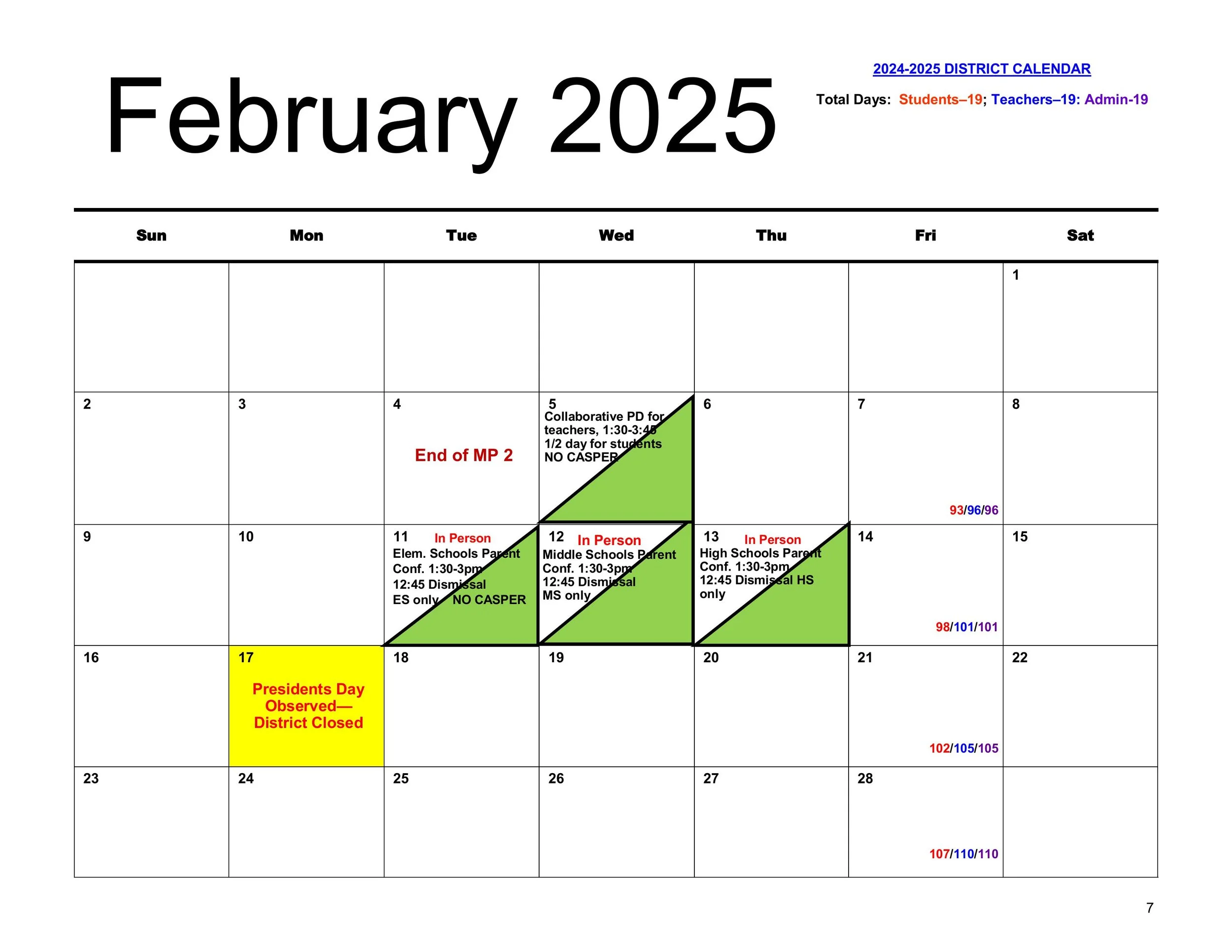 JCPS School Calendar 2024 2025 — PS5 PTA