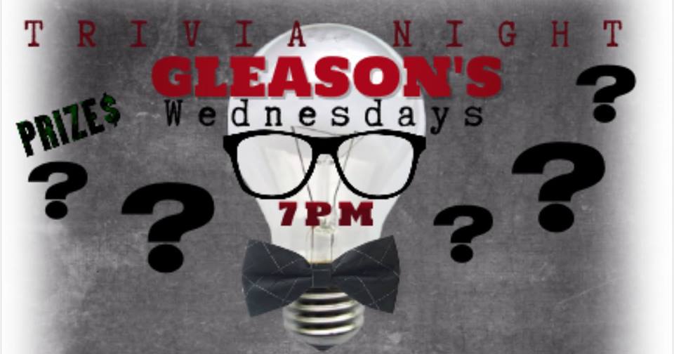 Every Wednesday night is Trivia Night hosted by Let's Go Trivia !