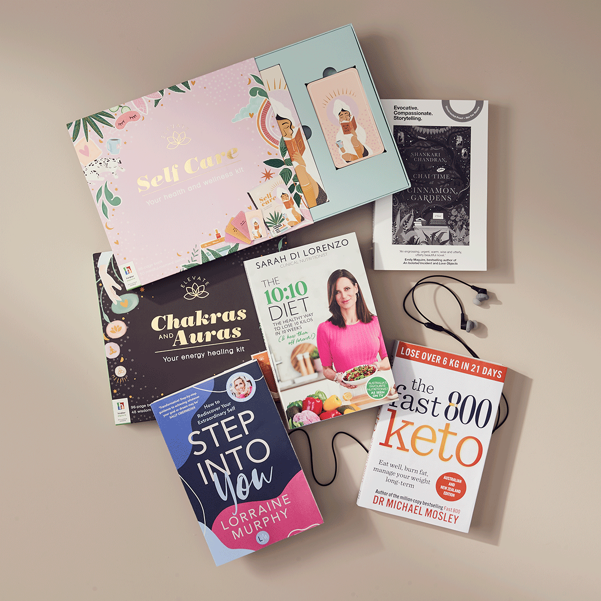 Adding and re-prioritising books in a lifestyle shot