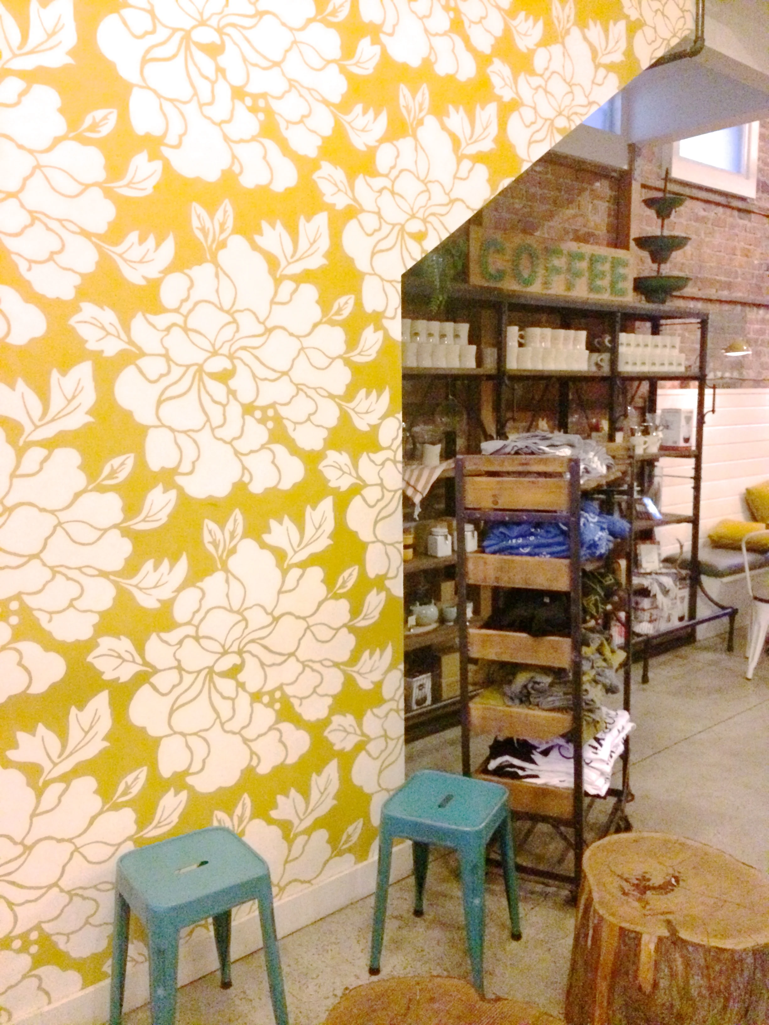 I mean, how cute is this coffee shop?