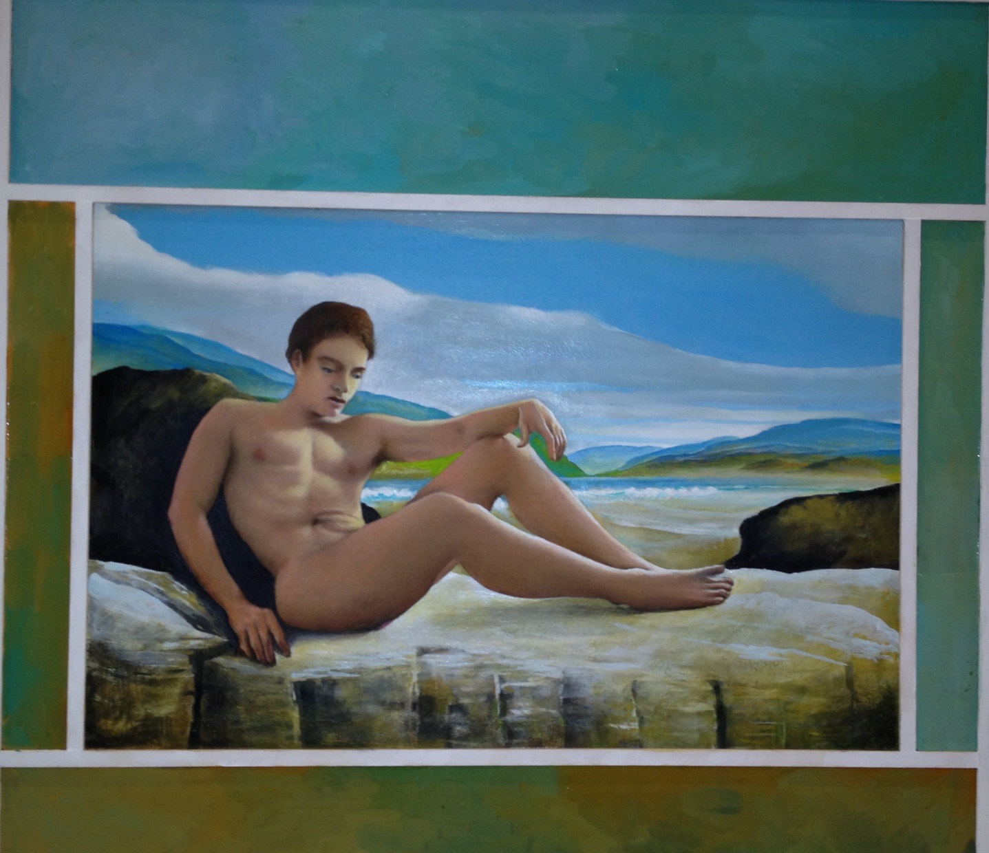 male Figure in Landscape 2012