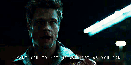 I chose this scene from Fight Club because of the combination of the ambient light with studio light that is observable from all angles.