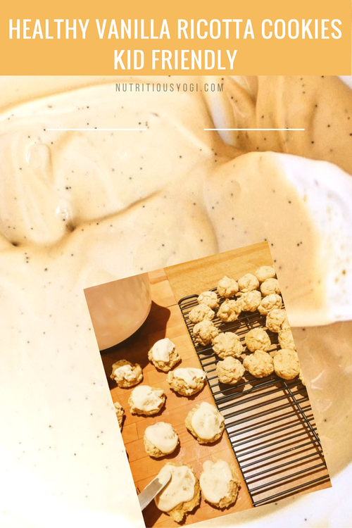 Healthy Vanilla Ricotta Cookies With Yogurt Icing Kid Friendly Nutritious Yogi • check us out on facebook. nutritious yogi