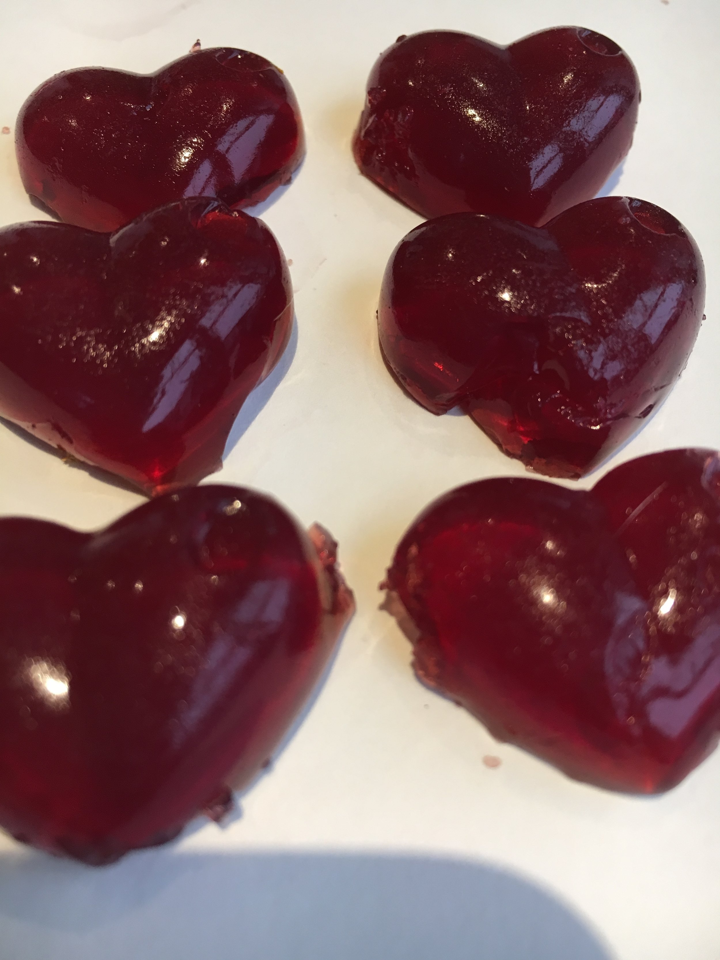 Cold-Busting Elderberry Valentine Gummies: Toddler friendly