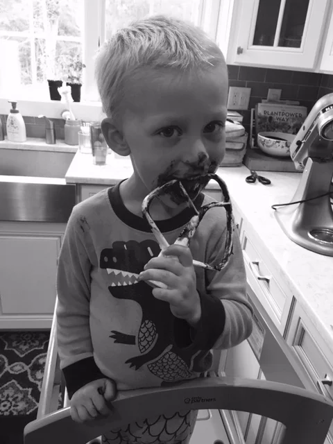 Tommy licking  batter in kitchen.jpg