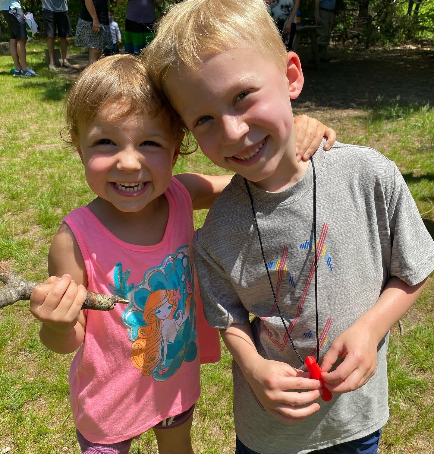 Happy graduation from pre-K T-bone! As you can see, li&rsquo;l sis is super proud of you. These 2 are inseparable and are constantly discovering new things about each other. Yes, it will be healthy for them to have some separation once school starts,