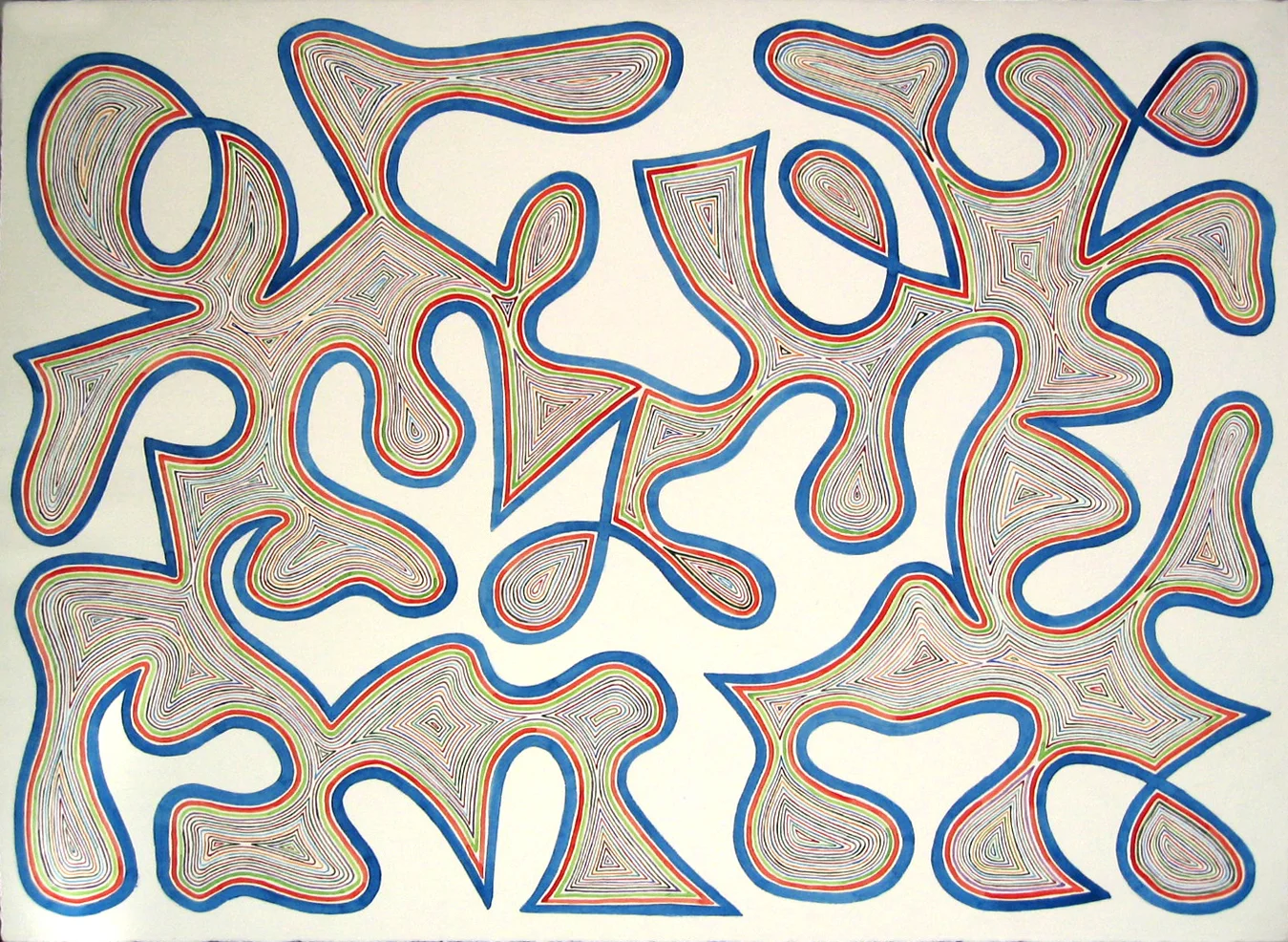 Watercolor on paper 30 x 22 inches
