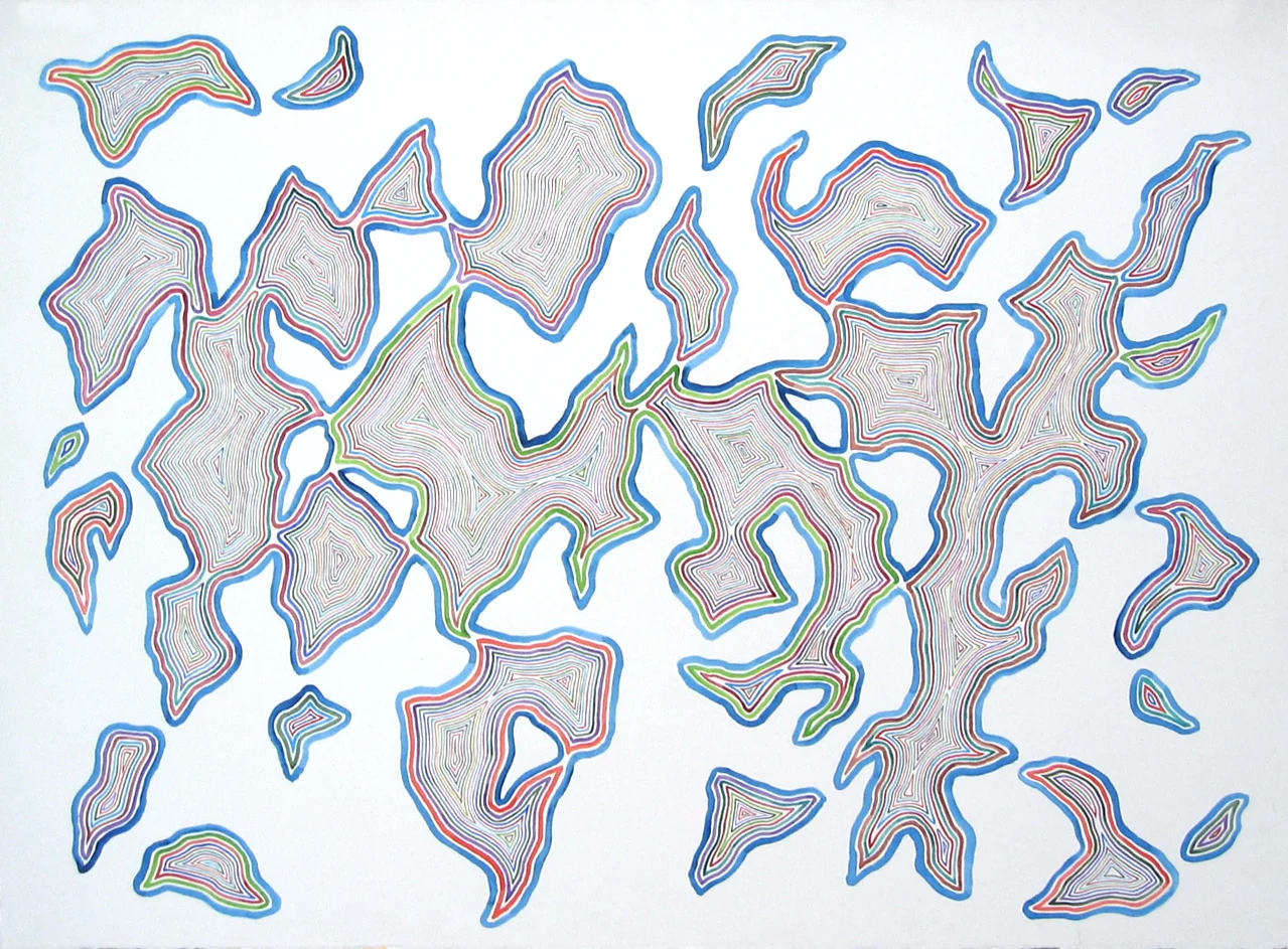 Watercolor on paper 30 x 22 inches