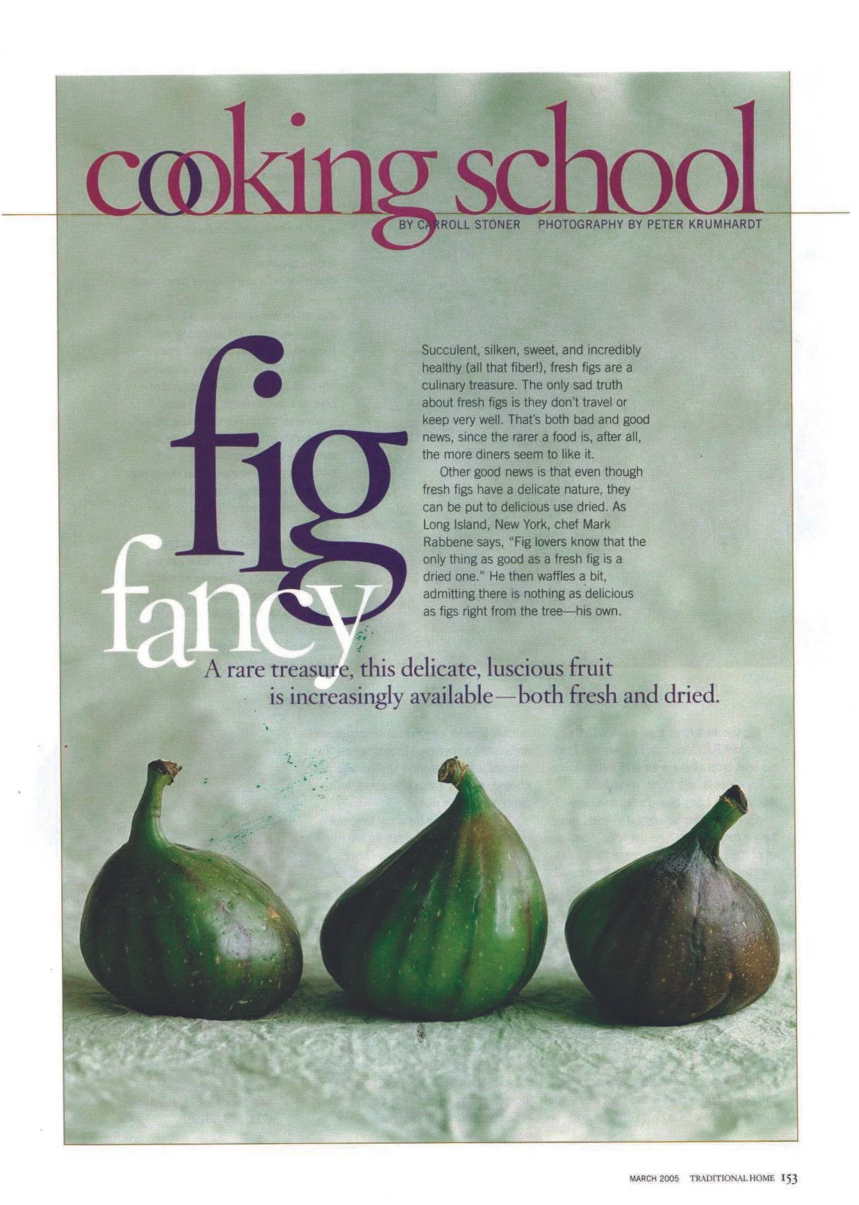  Traditional Home Magazine, Cooking School 