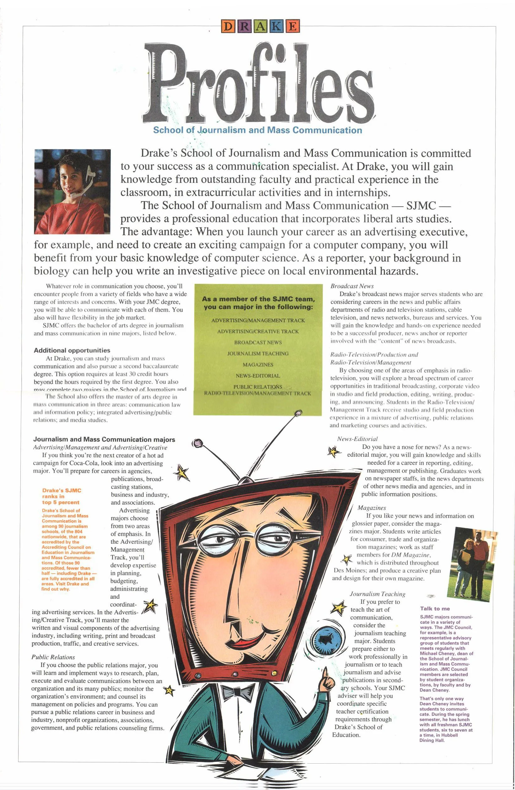 Drake University Profiles Brochure, College Admissions