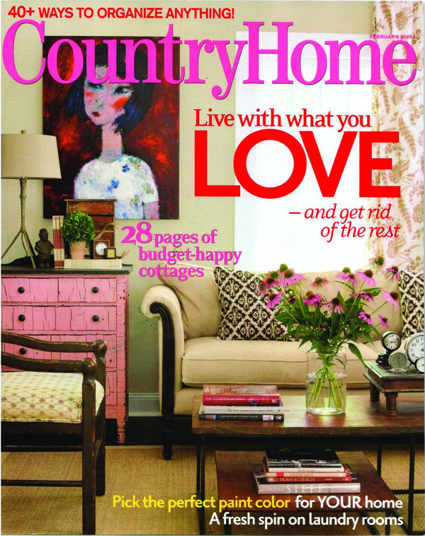 Country Home Magazine redesign, 2008