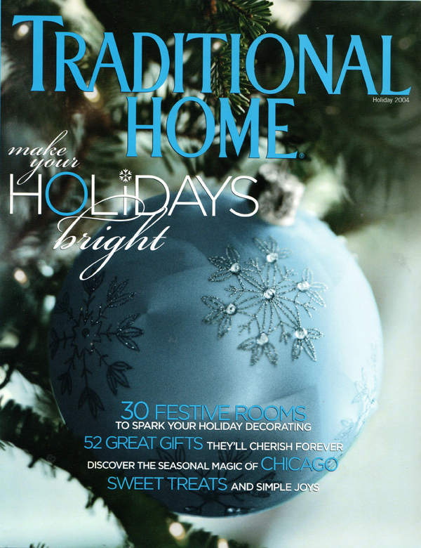 Traditional Home Magazine Cover Design