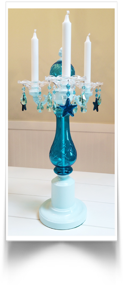 Turquoise Candelabra