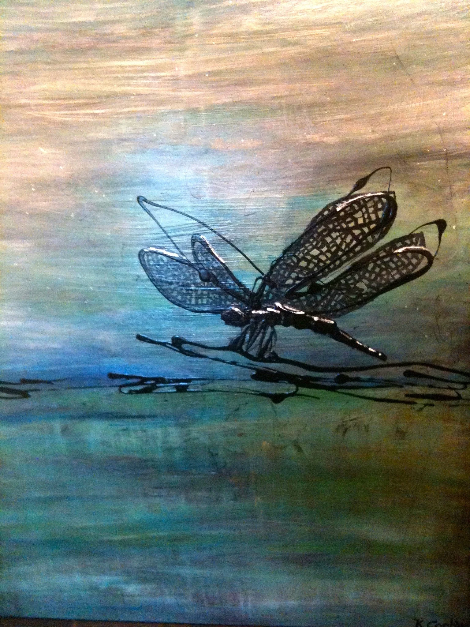 48" x 36" Acrylic on Canvas | Private Collection