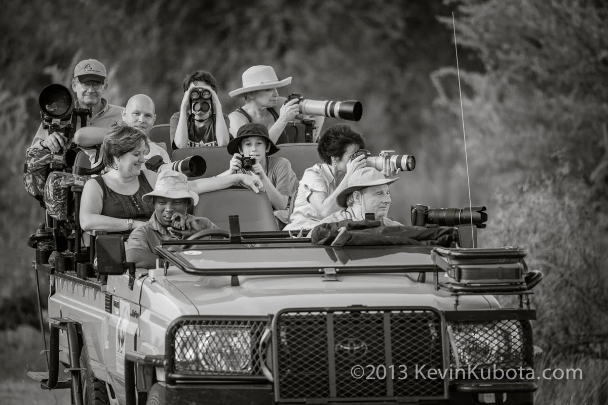 The safari vehicle. Love them Landcruisers!