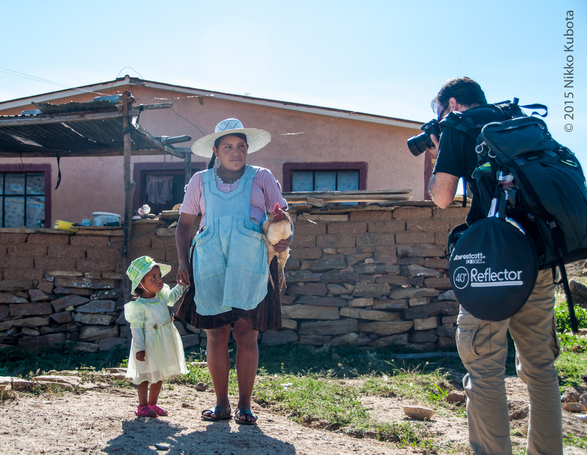 We visited the locals to tell stories of how they have been assisted by FH. We spent the entire day walking from home to home, usually in remote places. The pack carried everything I needed comfortably.