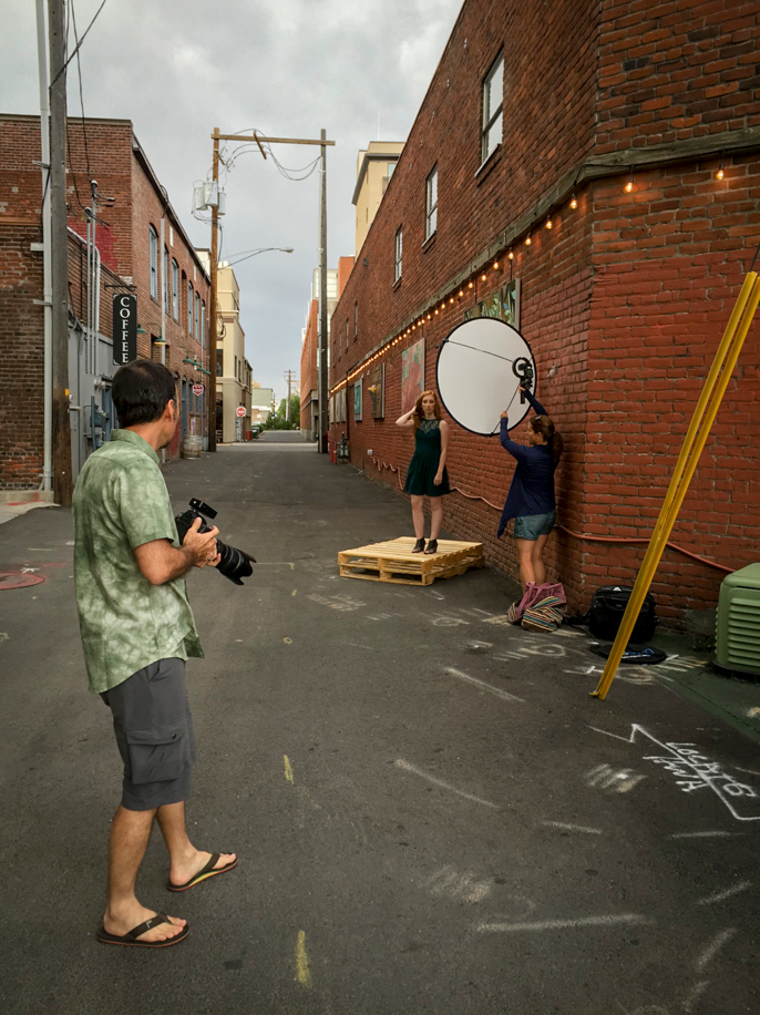 Our mock Broadway alley