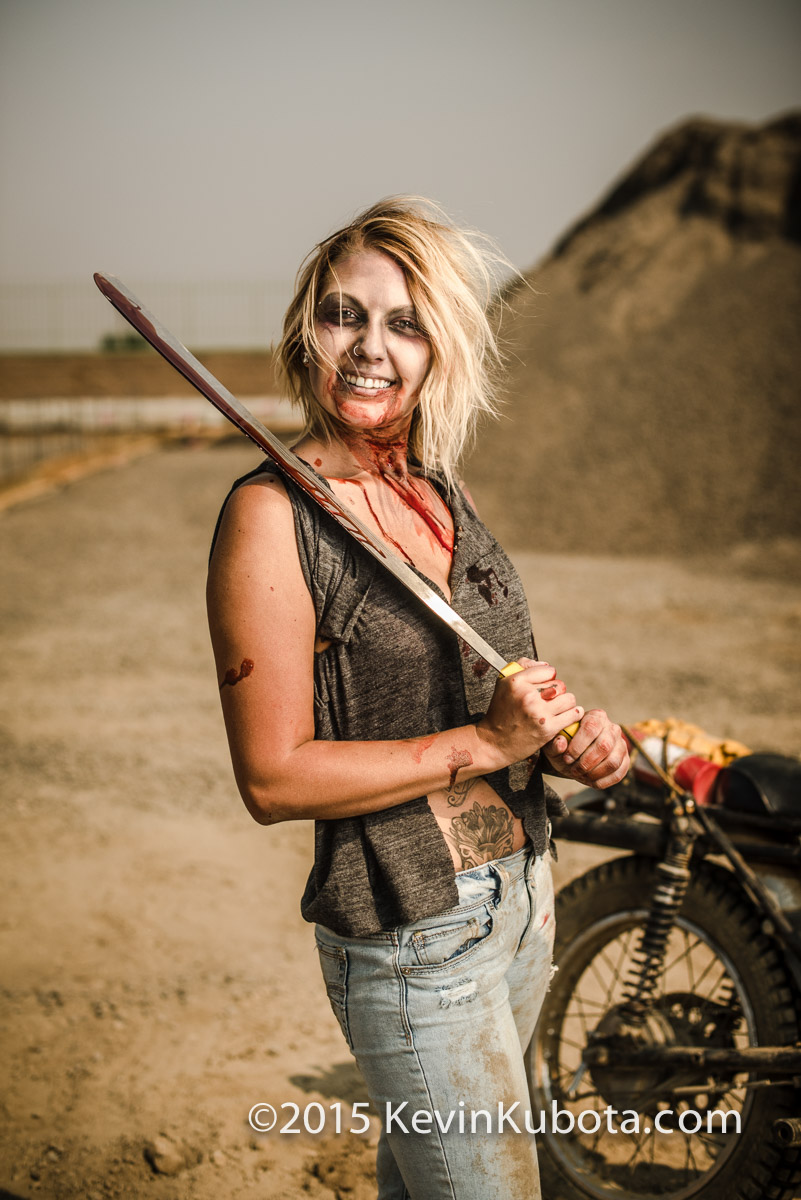 No zombies were harmed in the making of these portraits. She how happy and healthy she looks!