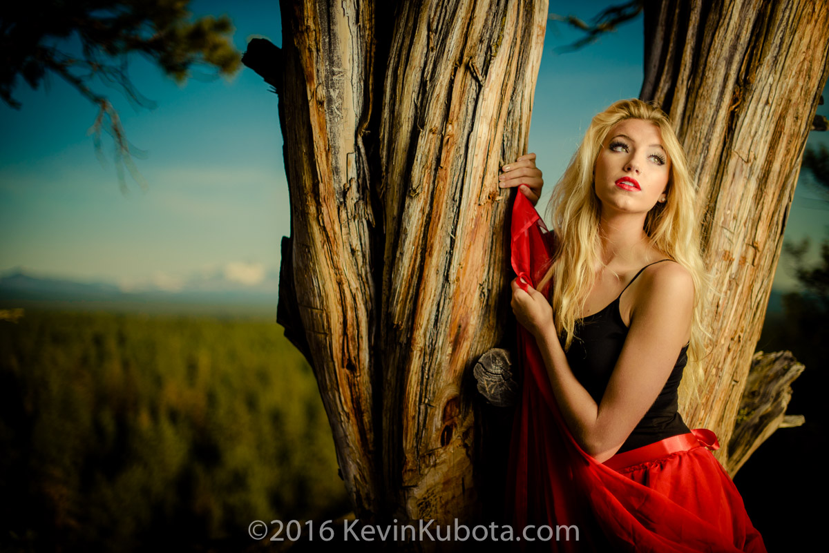 I used an ND Filter to reduce my shutter speed to 1/250 so I could get maximum output from my flash that was diffused through the lunagrip.