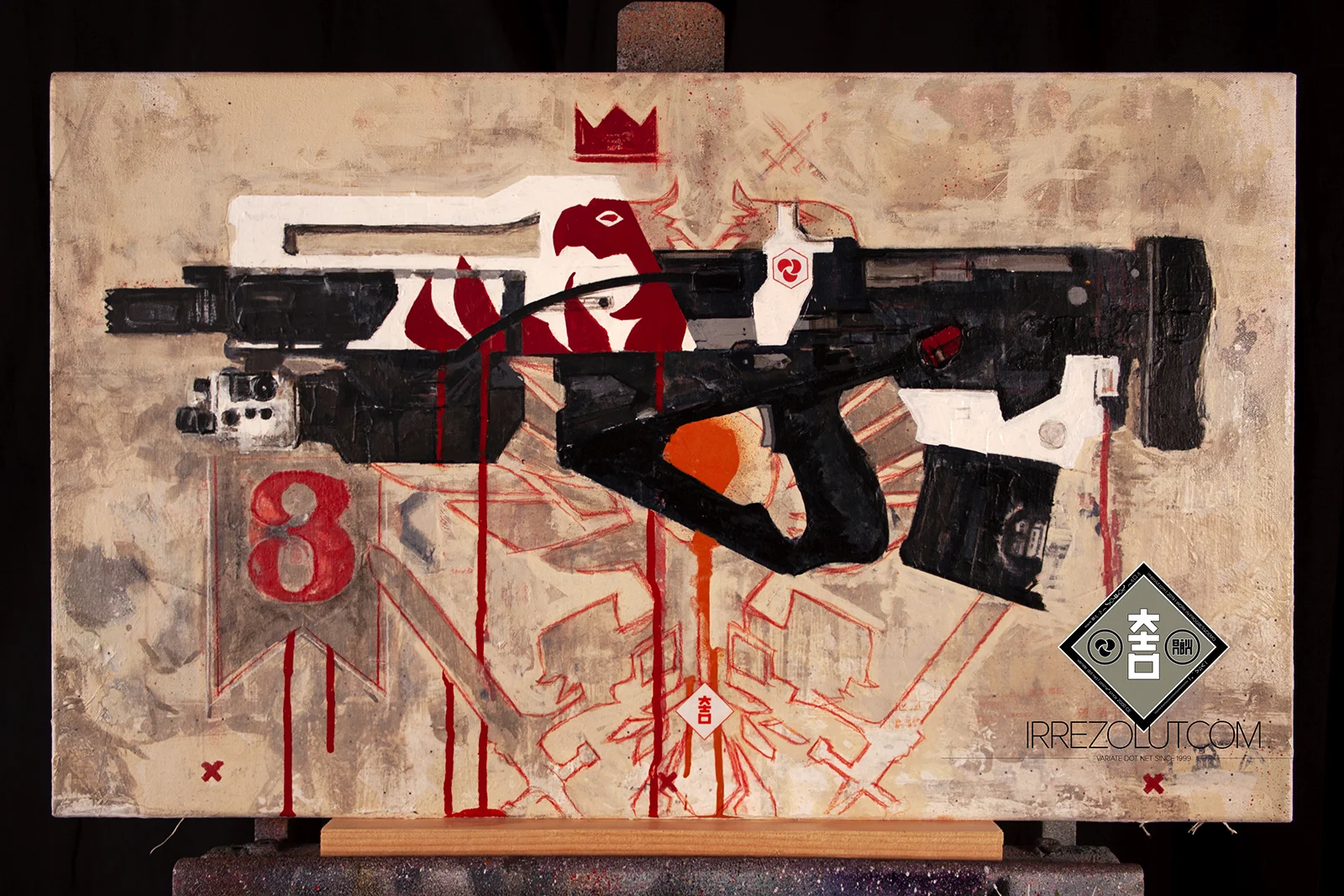 Redrix’s Claymore (Complete) - background and decoration concept complete - final definition on arm added - preview photo (not print ready)