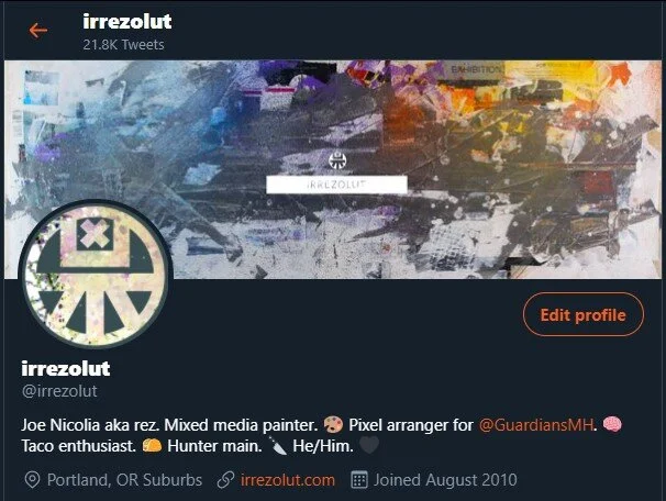 Borealis Background &amp; Profile Pic