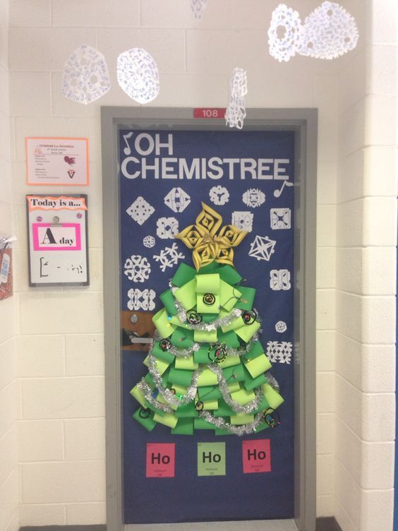 Christmas comes to chemistry class. Fun, Easy to create and still educational.