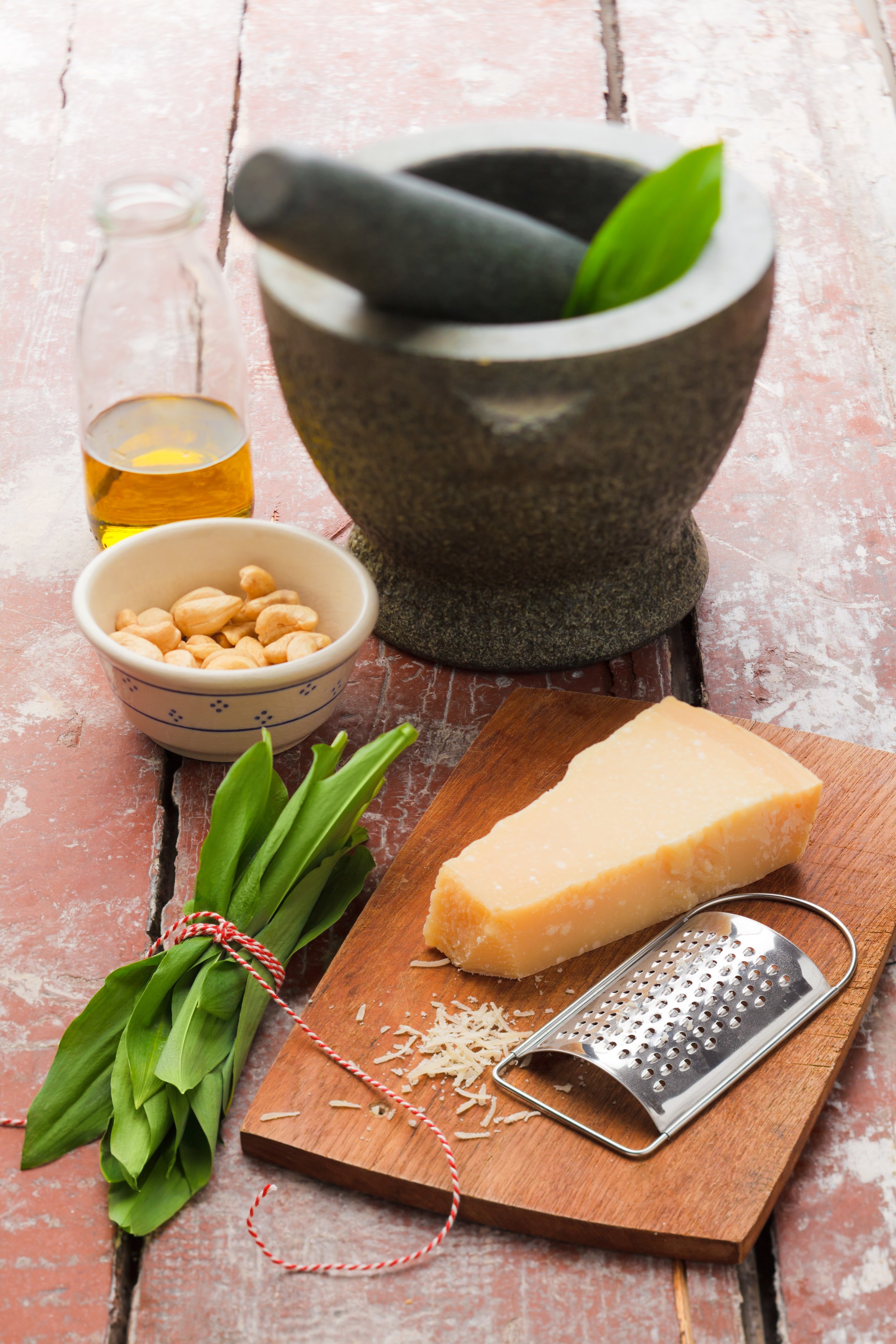 Wild garlic pesto