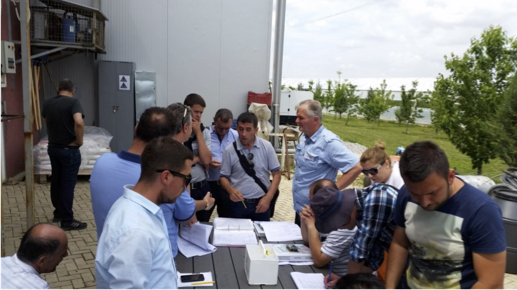Onsite visit to Agrovisioni Company to confirm and/or detect non-compliance with the standard. 