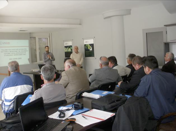 ABOVE: ISO22000 training in Korcha on 29th October 2015 for processors and cold store operators