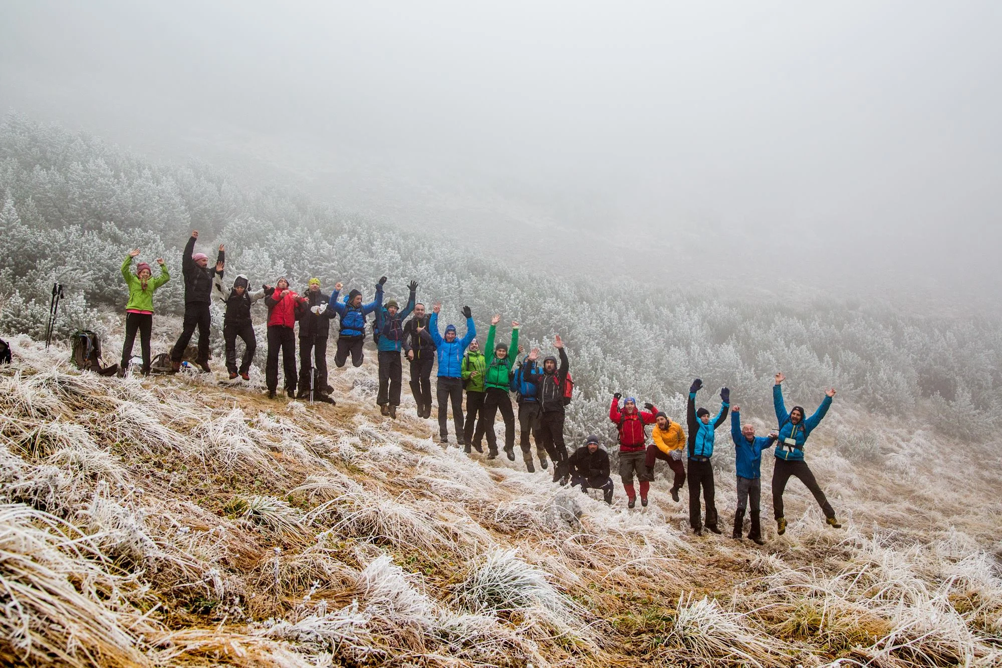 The training participants along with the two educators during their field trip experience. (Photo credit: Tamas Varga)
