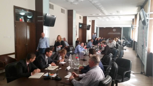 ABOVE: B2B Meetings in Belgrade (at the Chamber of Commerce of Serbia) with AG companies from Serbia and Bosnia and Herzegovina