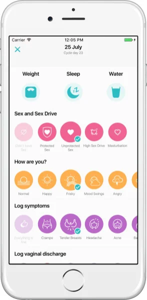 Above: Flo app Image Credit: Flo
