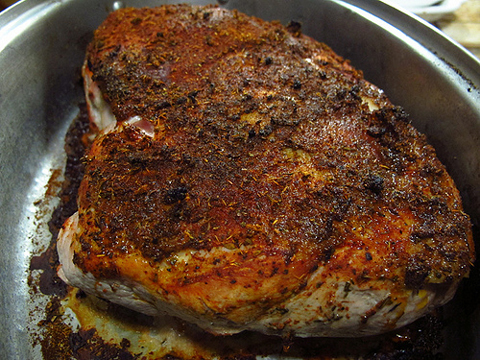 Nate Gray's Mother's Roast Pork Shoulder, with Spice Rub