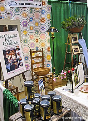 Snug Hollow Farm B&B booth at Incredible Food Show