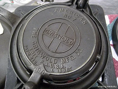 Heritage Cast Iron waffle iron from Jim Nance's collection