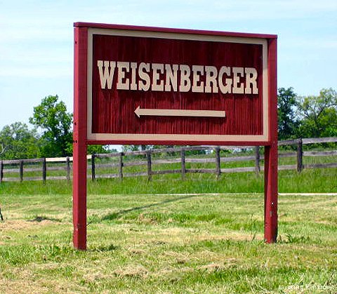 Weisenberger Mill Sign