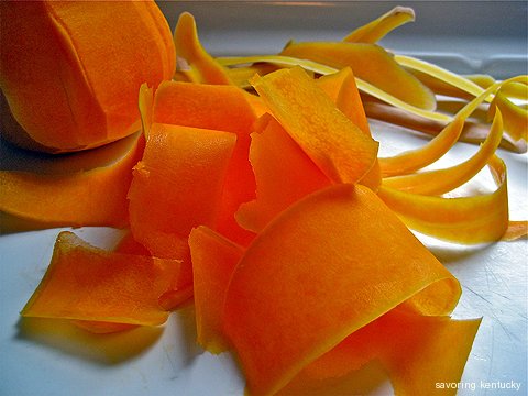 Butternut Squash Ribbons